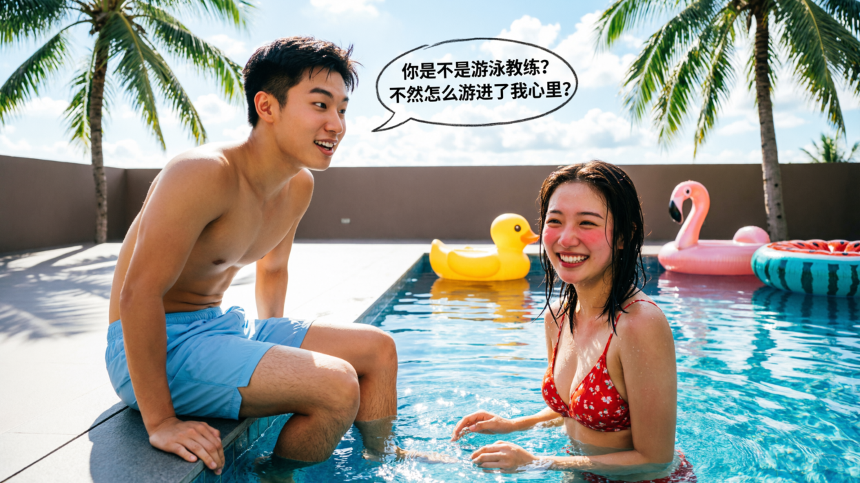 Swimmers Pick Up Lines