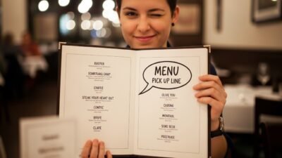 Menu Pick Up Lines